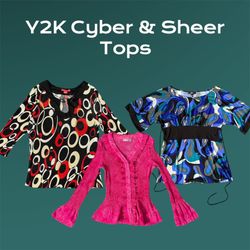 Y2K Cyber & Sheer Tops - (15/03)