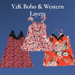 Y2K Boho & Western Layers - (15/03)