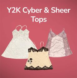 Y2K Cyber & Sheer Tops - (15/03)