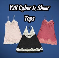 Y2K Cyber & Sheer Tops - (15/03)