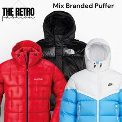 Mix Branded Puffer Jackets-0034
