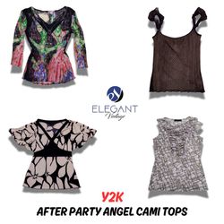 Y2K After Party Angel Cami Tops - EV0535