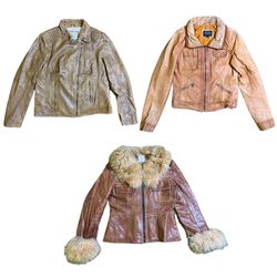 Y2K NYC IT Girl Leather Jackets RE-2870