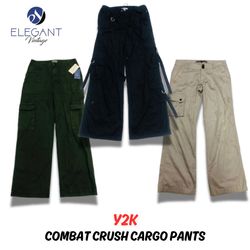 Y2K Combat Crush Cargo Pants - EV0547