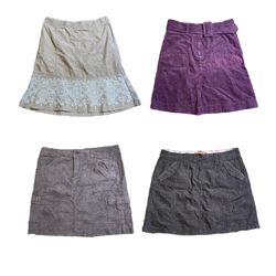 Y2K Unique Corduroy Midi Skirts RE-2874