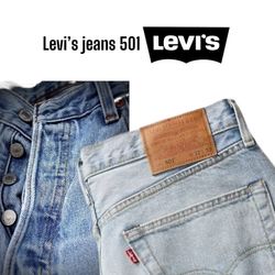Levis 501 denim Jeans