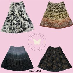 Floral Printed Cotton Skirt – Comfortable Everyday..