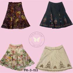Women’s Cotton Printed Skirt – Soft Breathable Fab..