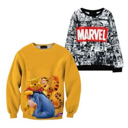 Moletom gráfico estampado