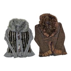 Tricô de Pele Sintética Y2K