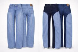 CR1416 Upcycled Light Denim Jeans