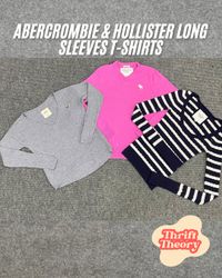 Abercrombie & Hollister Long Sleeves T-Shirts - (1..