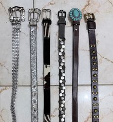 Y2k studded belts