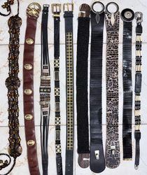 Y2k Gothic Belts