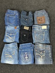 Y2K Style Jeans (Including Silver, Wallflower, Gue..