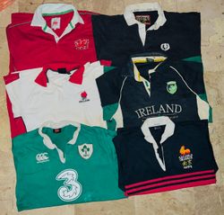 Mix vintaga club rugby shirts bundle 51