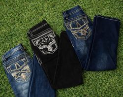 Y2K Embroided Jeans(0010)