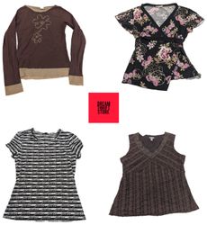 DESIGNER GRUNGE BROWNIE TOPS