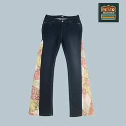 Upcycled Patchwork Flare Jeans