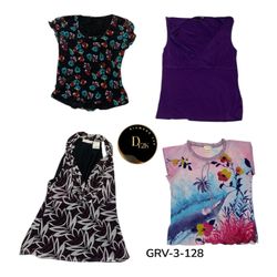 Summer-Ready Short Sleeve and LS  Blouse – Soft, L..