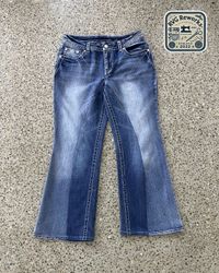 Upcycled y2k Flared Jeans