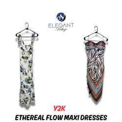 Y2K Ethreal Flow Maxi Dresses - EV0708