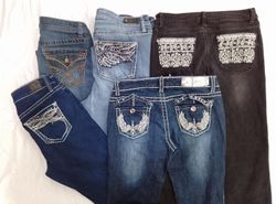 CR6946 Y2K Flare & Straight Jeans