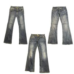 Y2K Cyber Girl Era Denim Jeans (TVL-364)