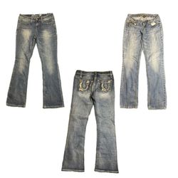 Y2K IT Girl Aesthetic Denim Jeans (TVL-365)