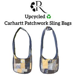 Upcycled Carhartt + Denim Sling Bag (REP)