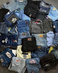 Hiphop Y2K Embroidery Jeans Branded