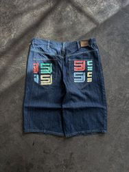 Hiphop Short Baggy Embroidery