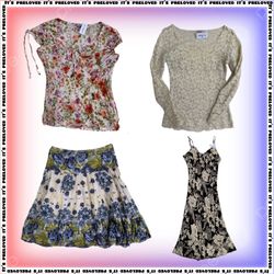 Small-town Floral Closet - tops, dresses, skirts (..