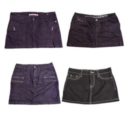 Y2K NYC IT Girl Denim Mini Skirts RW-2877