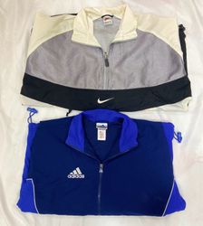 Vintage nike adidas track jacket
