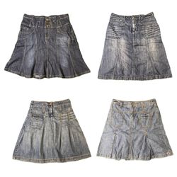 Y2K IT Girl Denim Mini Skirts RE-2885