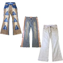 Y2K Unique Denim Flare Jeans RE-2886