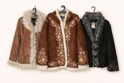 Premium Y2K Embroidery Afghan Coat 10 Pcs