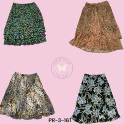 Chic Printed Poly Skirt – Elegant & Breezy Summer ..