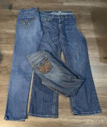 4480 - Unbranded Embroidery style Straight and Fla..