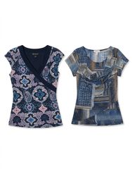 (FV-994) Y2K Midnight Grunge & Mesh Tops