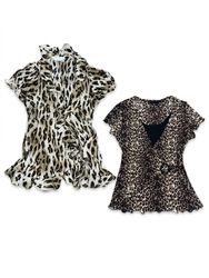 (FV-1002) Y2K Jungle Animal Cheetah Printed Tps