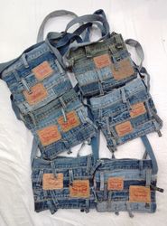 CR6967 Upcycled Levi’s Belted Bags