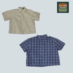 Upcycled Crop Boxy Shirts