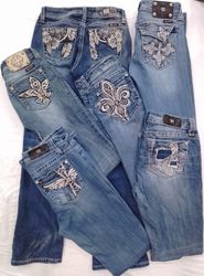 CR6972 Miss Me Flare & Straight Jeans