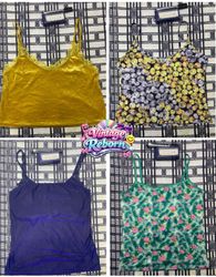 Y2K Vintage Satin & Printed Cami Trend Mix – High-..