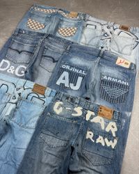 D&G Armani Printed Jeans
