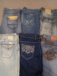 HD1412 Men Oversized Baggy Jeans