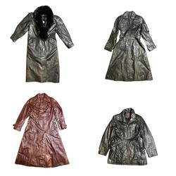 Y2K Unique Long Leather Jackets (TVL-369)