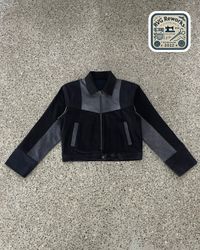 Upcycled Denim Crop Jacket